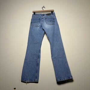 VTG Silver Jeans Denim Jean Women 29 Canada Made Distressed Blue Bootcut Flared